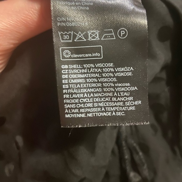 NWT H&M Jacquard-Weave Polka Dot Blazer - Picture 8 of 8